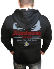 Druck18 Premium - Kapuzenjacke - Alpenfestung - Motiv 2