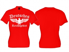 Frauen T-Shirt - Deutsches Reichsgebiet - rot