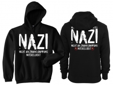 Frauen - Kapuzenpullover - NAZI - Nicht An Zwangsimpfung Interessiert