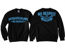 Pullover - Ostdeutschland - No Respect - schwarz/blau