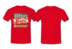 T-Hemd - White Boys Summer - vintage - rot