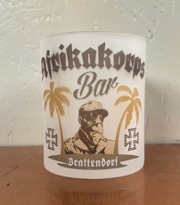 Glas Tasse - Afrikakorps Bar - Brattendorf