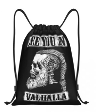 Rucksack mit Kordelzug - See you in Valhalla