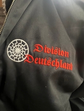 Harrington Jacke - bestickt - Division Deutschland - schwarz