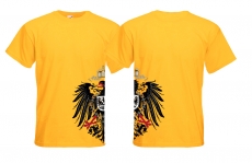 Frauen T-Shirt - alter Reichsadler - Motiv2 - gelb