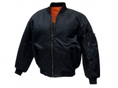 Jacke - Bomberjacke MA1 - schwarz - 3XL