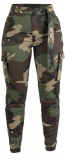 Frauen Hose - Army Pants - bestickt - woodland