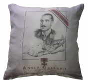 Kissen - Helden für Deutschland - Adolf Galland - Feldgrau