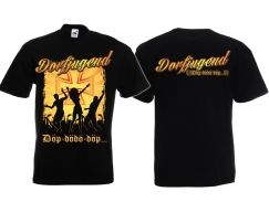 Frauen T-Shirt - Dorfjugend - Döp dödö Döp - schwarz