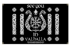 Fahne - See you in Valhalla (257)