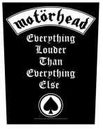 Rückenaufnäher - Motörhead - Everything Louder