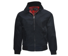 Harrington Jacke - bestickt - Division Deutschland - schwarz